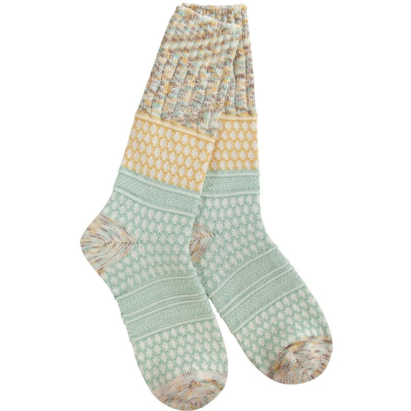 Frosty Multi Textured Crew Socks